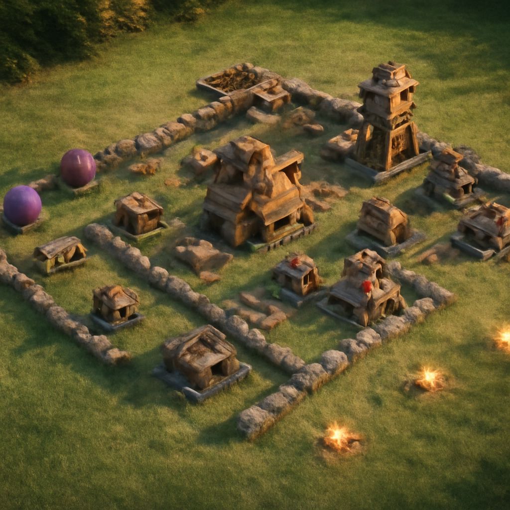BH5 and BH7 Builder Base layouts with layered defenses and troop pathing