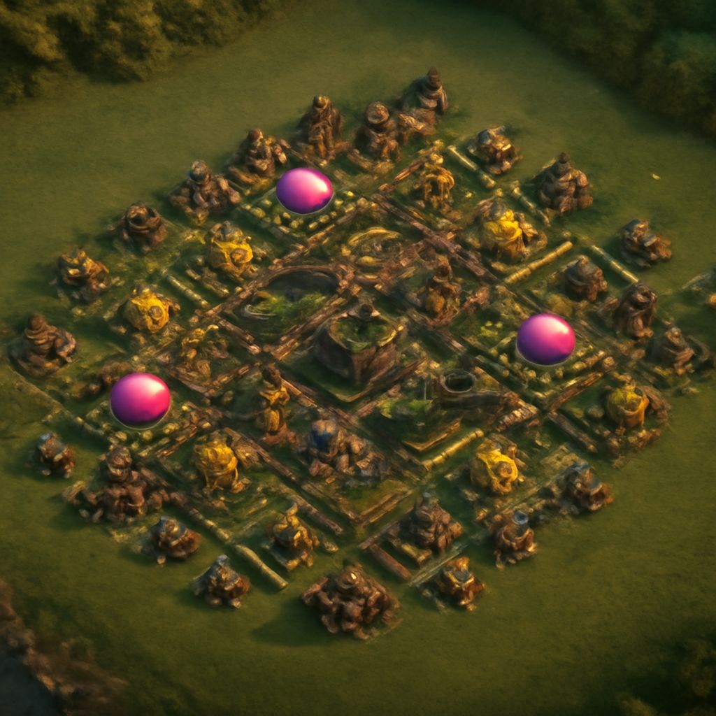 TH4 core and TH9 base layout examples