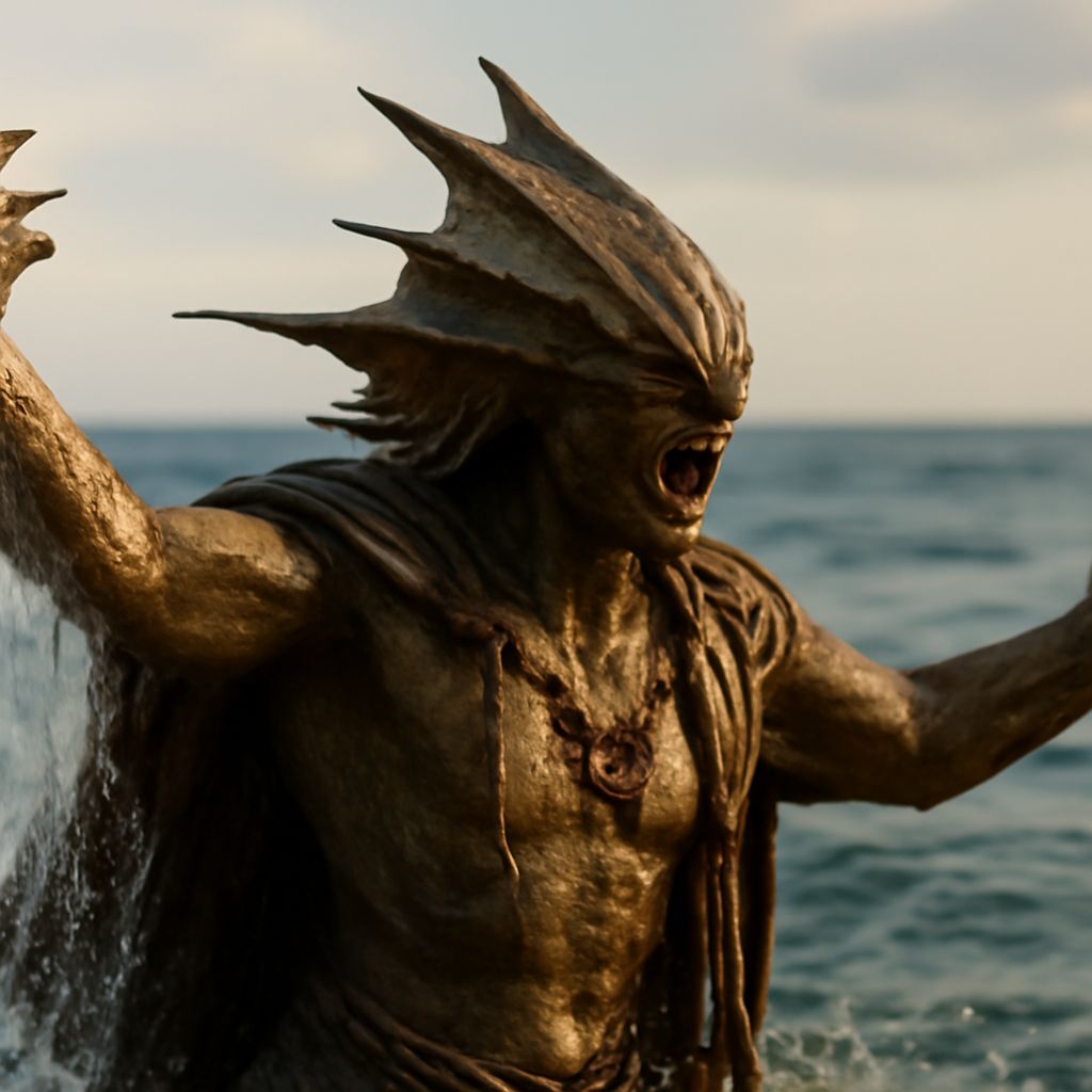 DnD triton character guide to playing a triton in Dungeons and Dragons